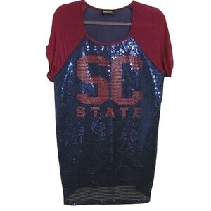 BigBoy Head Gear | HBCU Women's SC State Univ. Sequin Tunic Top (Size Large)